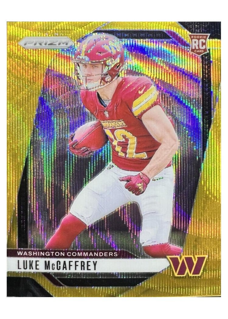 2024 Panini Prizm Base Set Luke McCaffrey #367 card
