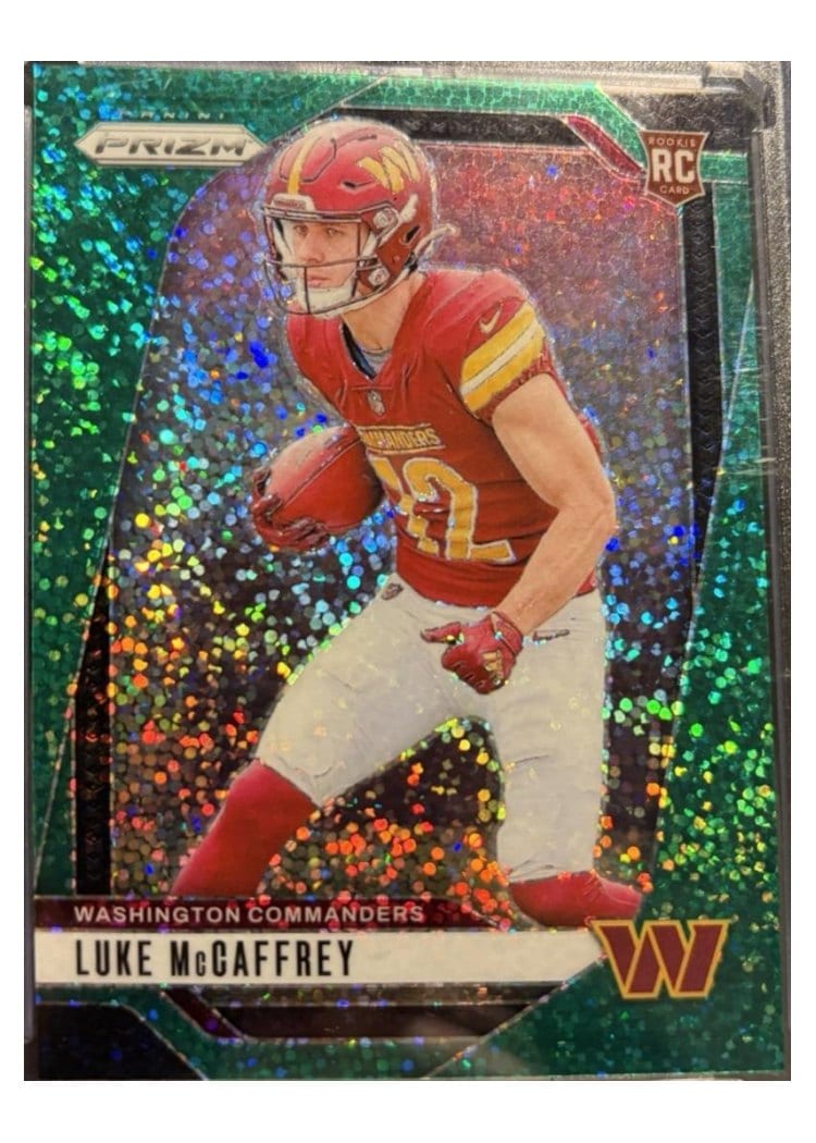 2024 Panini Prizm Base Set Luke McCaffrey #367 card