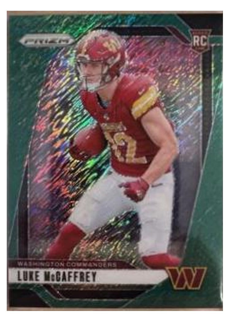 2024 Panini Prizm Base Set Luke McCaffrey #367 card