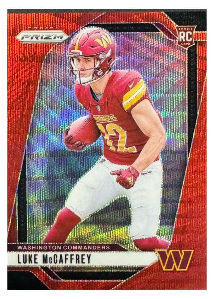 2024 Panini Prizm Base Set Luke McCaffrey #367 card