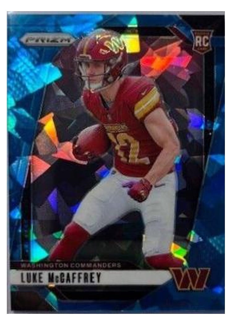 2024 Panini Prizm Base Set Luke McCaffrey #367 card