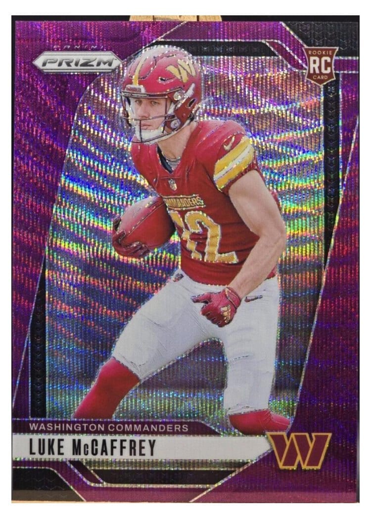 2024 Panini Prizm Base Set Luke McCaffrey #367 card