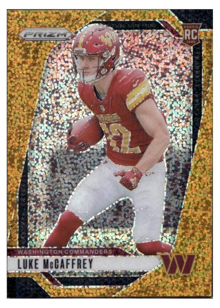 2024 Panini Prizm Base Set Luke McCaffrey #367 card