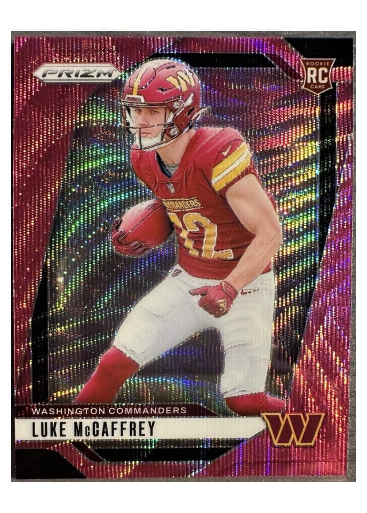 2024 Panini Prizm Base Set Luke McCaffrey #367 card