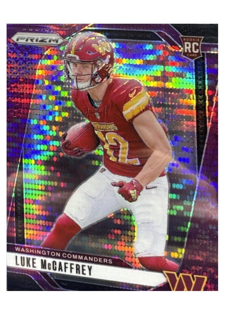 2024 Panini Prizm Base Set Luke McCaffrey #367 card