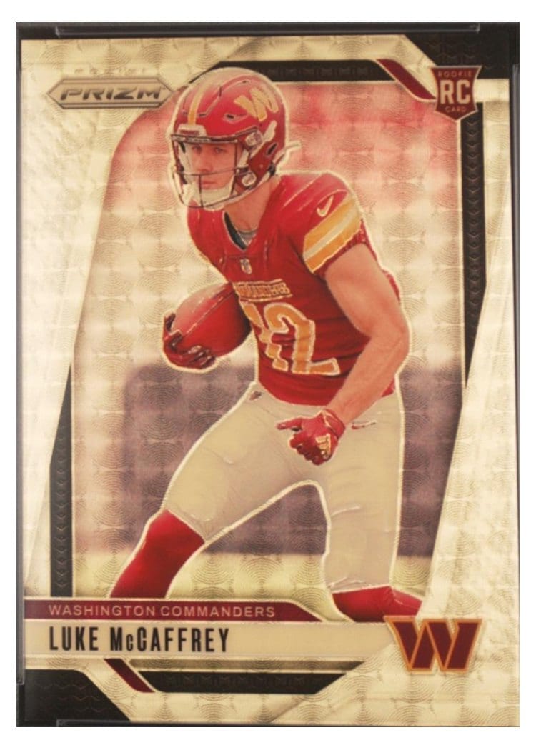 2024 Panini Prizm Base Set Luke McCaffrey #367 card