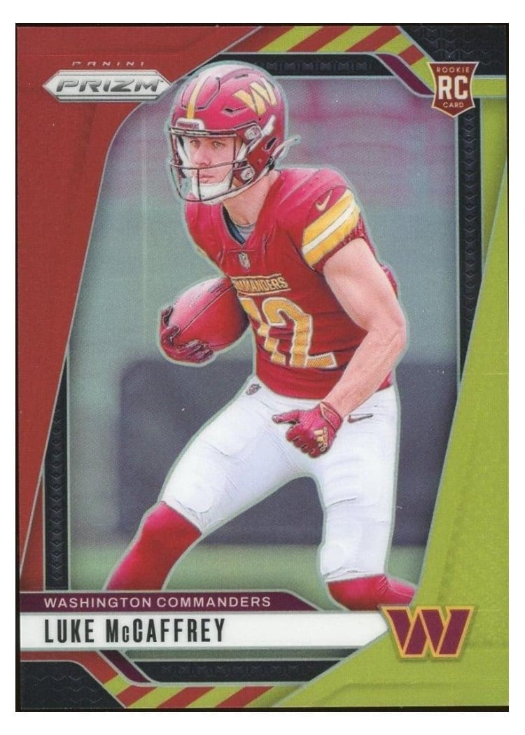 2024 Panini Prizm Base Set Luke McCaffrey #367 card