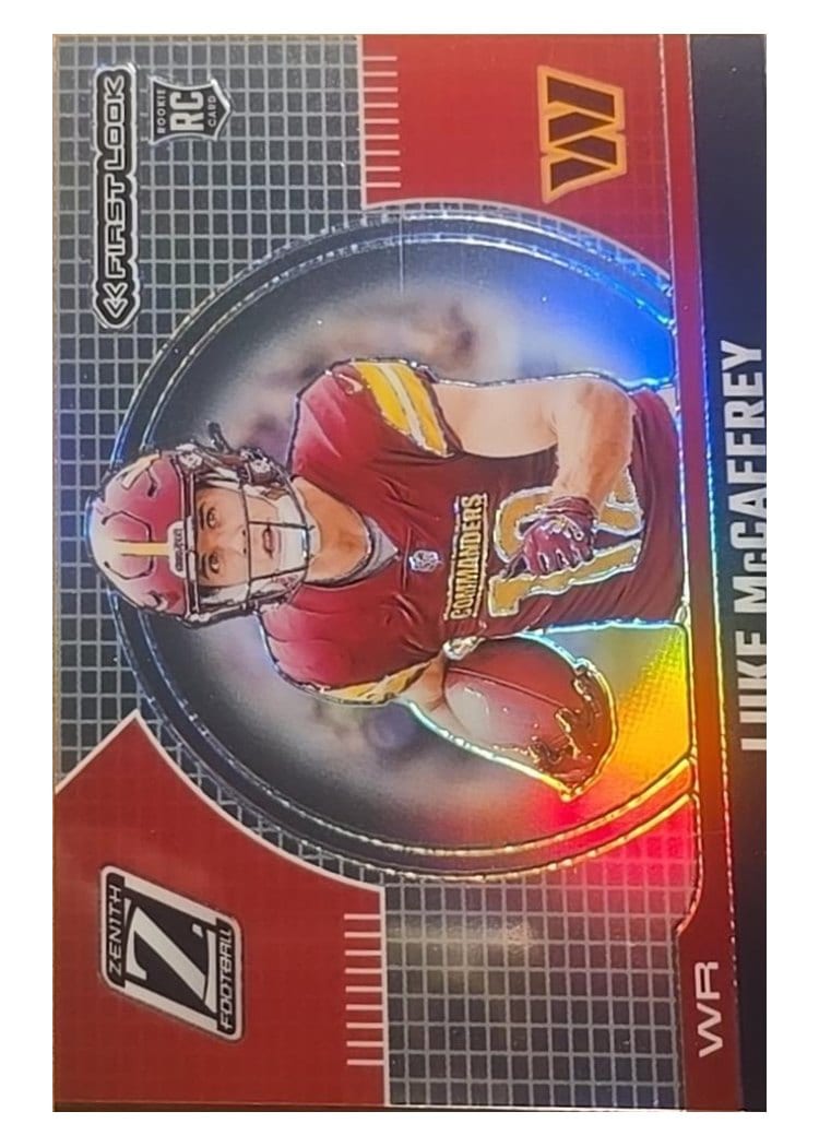 2024 Panini Zenith First Look Luke McCaffrey #25 card