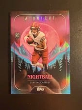 2024 Topps Midnight Nightball Luke McCaffrey #NB-8 card