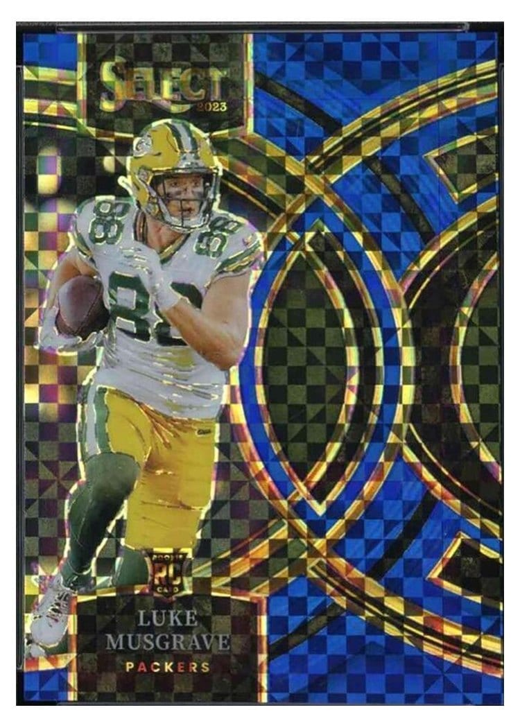 2023 Panini Select Base Set Luke Musgrave #166 card