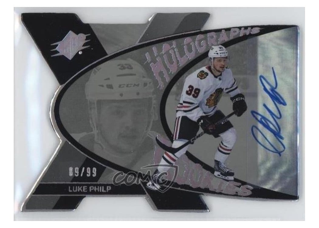2023-24 SPx Autograph Holograph Rookies Luke Philp #HGR-LP card