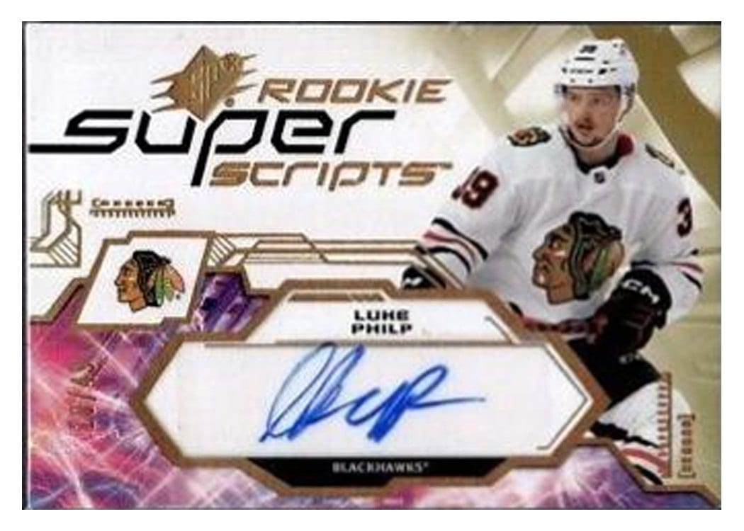 2023-24 SPx Rookie Superscripts Luke Philp #SSR-LP card