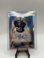 2025 Bowman University Chrome 1955 Bowman Football Autographs Luke Reynolds #55AV-LR card