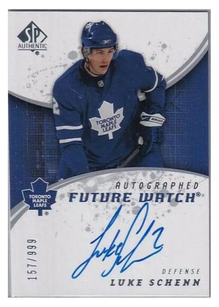 2008 SP Authentic Luke Schenn #191 card