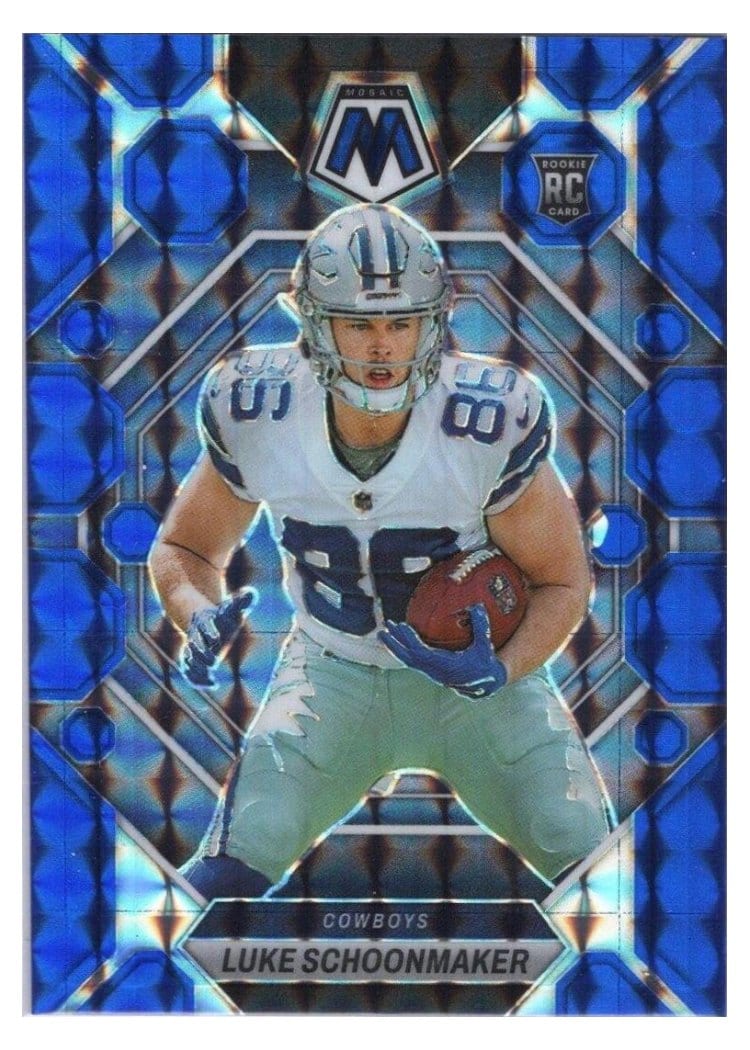 2023 Panini Mosaic Base Set Luke Schoonmaker Blue #344 card