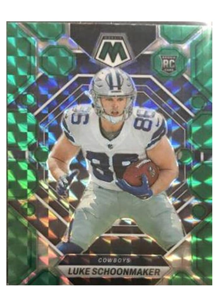 2023 Panini Mosaic Base Set Luke Schoonmaker Green #344 card