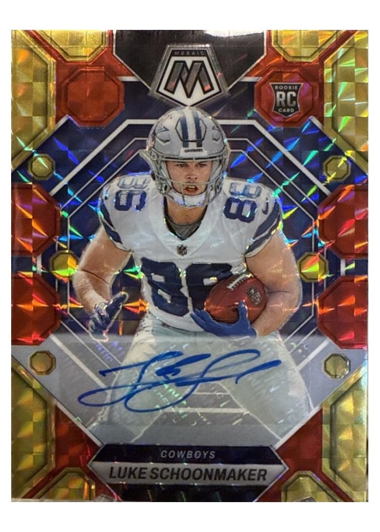 2023 Panini Mosaic Base Set Luke Schoonmaker #344 card