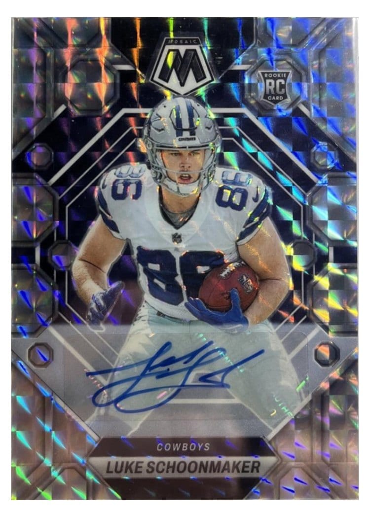 2023 Panini Mosaic Base Set Luke Schoonmaker #344 card