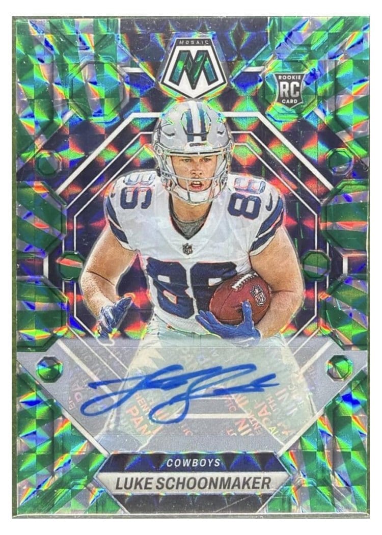 2023 Panini Mosaic Base Set Luke Schoonmaker #344 card