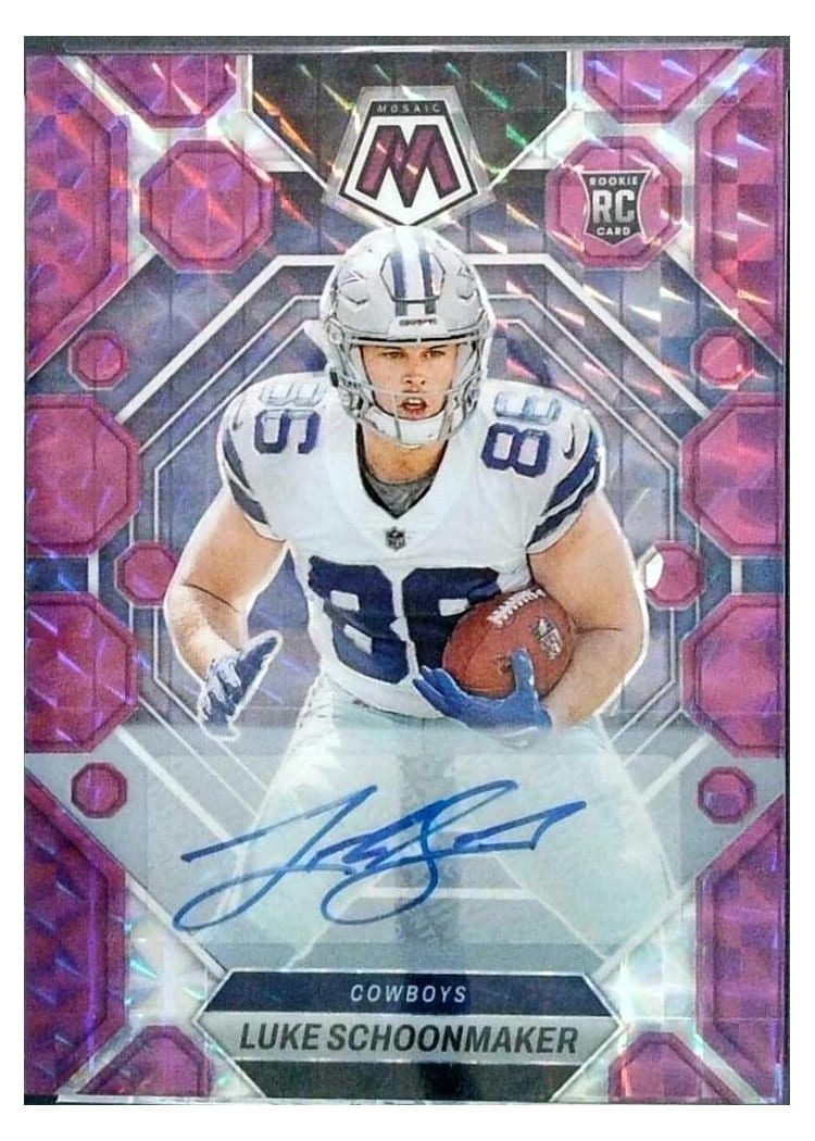 2023 Panini Mosaic Base Set Luke Schoonmaker #344 card