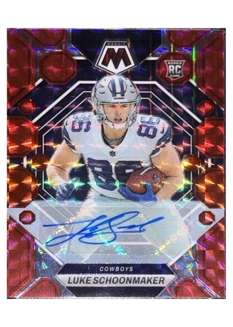 2023 Panini Mosaic Base Set Luke Schoonmaker #344 card