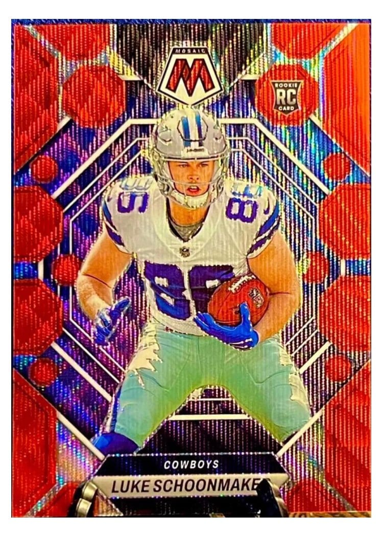 2023 Panini Mosaic Base Set Luke Schoonmaker #344 card