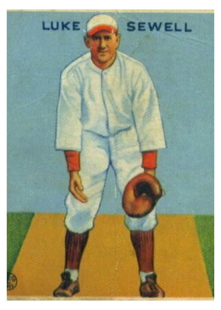 1933 Goudey Luke Sewell #114 card