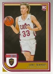 2022-23 Hoops Base Set Luke Travers #272 card