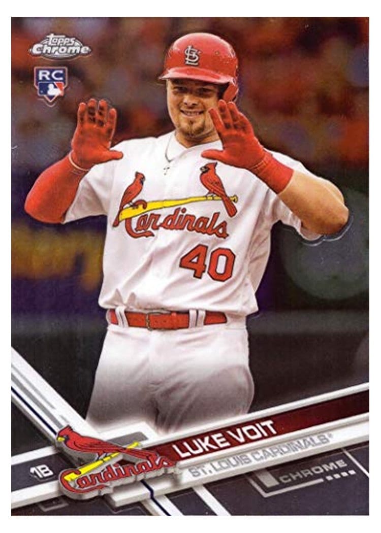 2017 Topps Chrome Update Base Set Luke Voit #HMT36 card