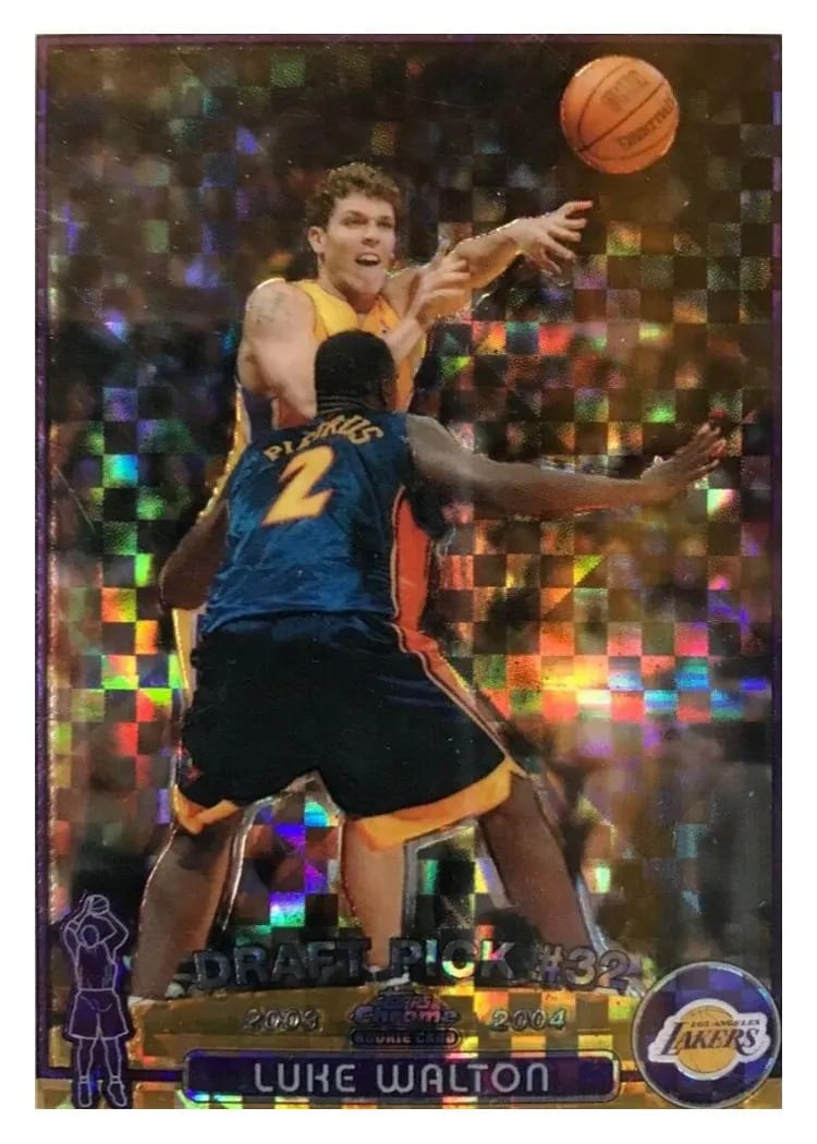 2003 Topps Chrome Luke Walton #142 card