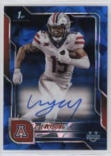 2025 Bowman University Chrome Sapphire Chrome Prospect Autographs Luke Wysong #BCA-LW card
