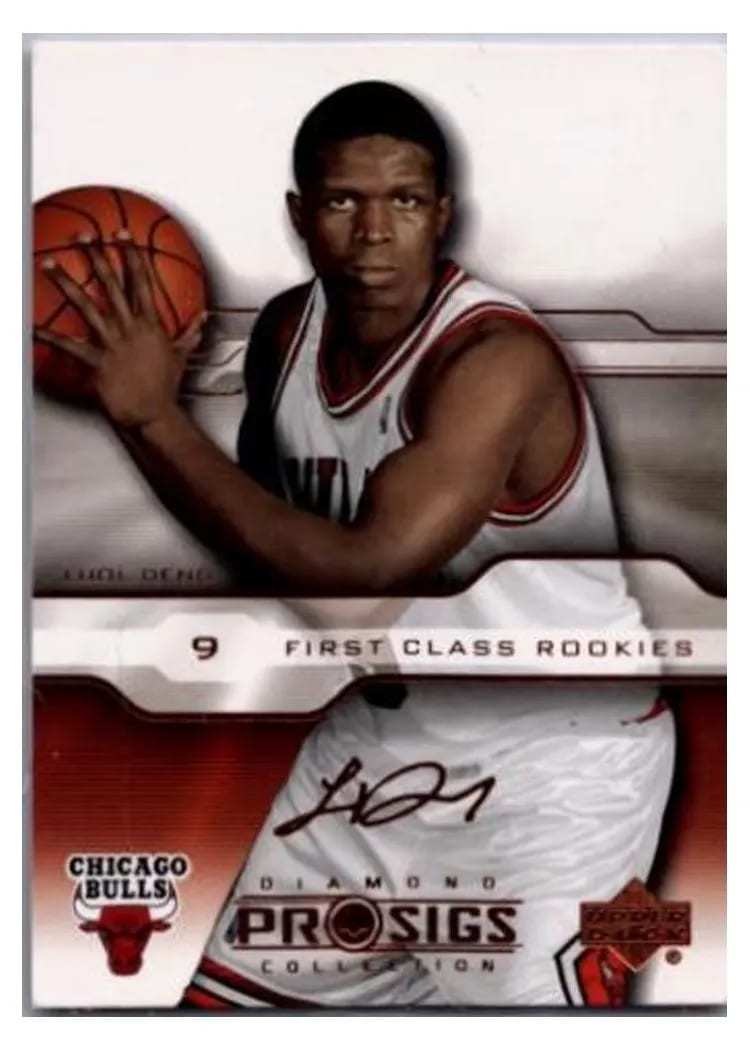 2004 Upper Deck Pro Sigs Luol Deng #97 card