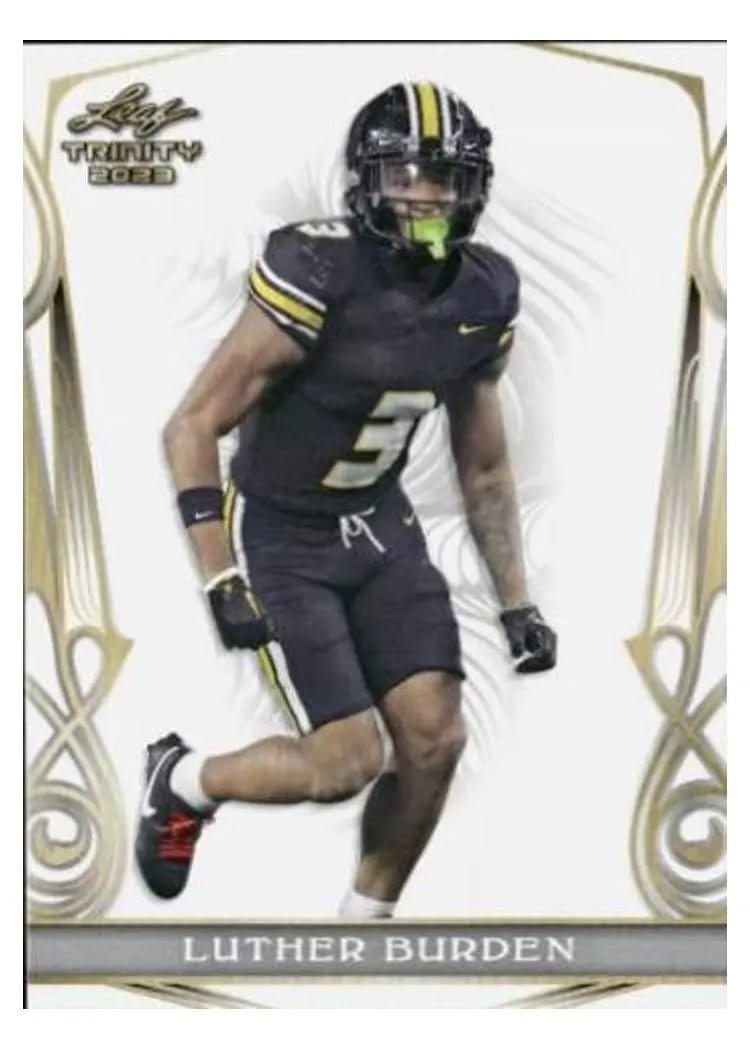 2023 Leaf Trinity Luther Burden #39 card