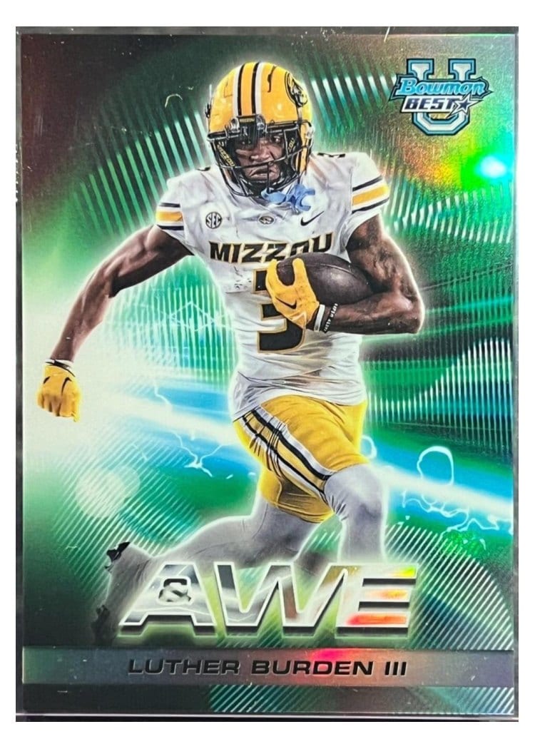 2024 Bowman University Best Shock & Awe Set Luther Burden III #SA-24 card