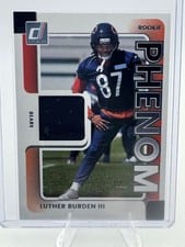 2025 Donruss Rookie Phenom Jerseys Luther Burden III #RPJ-LBN card