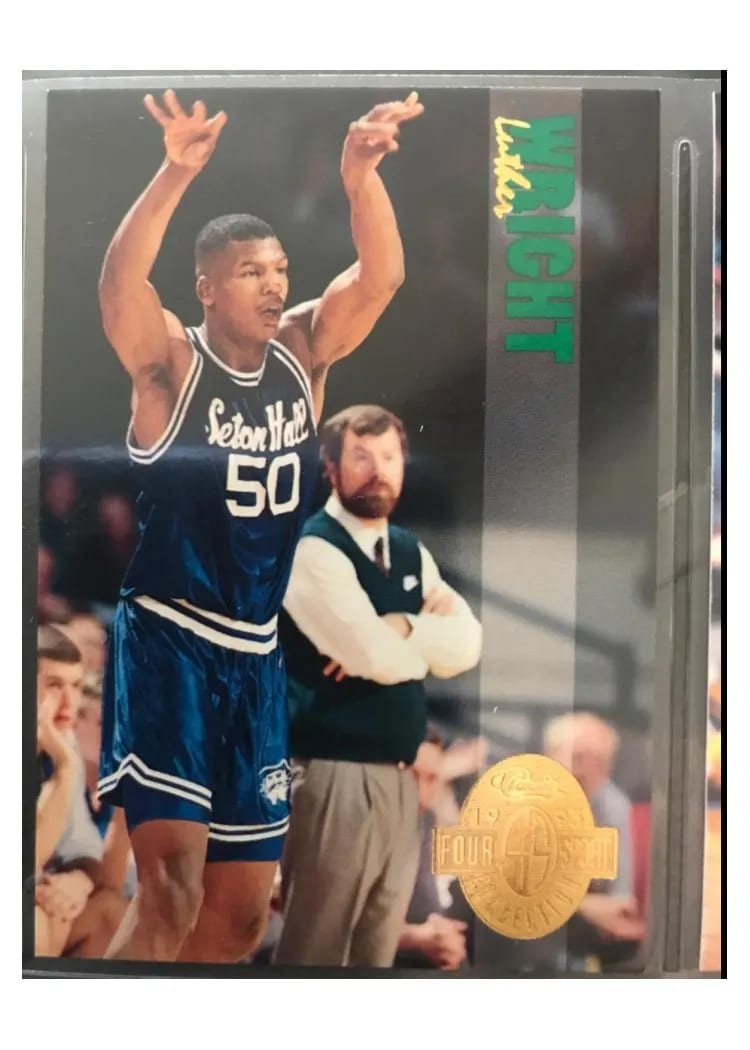 1993 Classic Four Sport Luther Wright #72 card