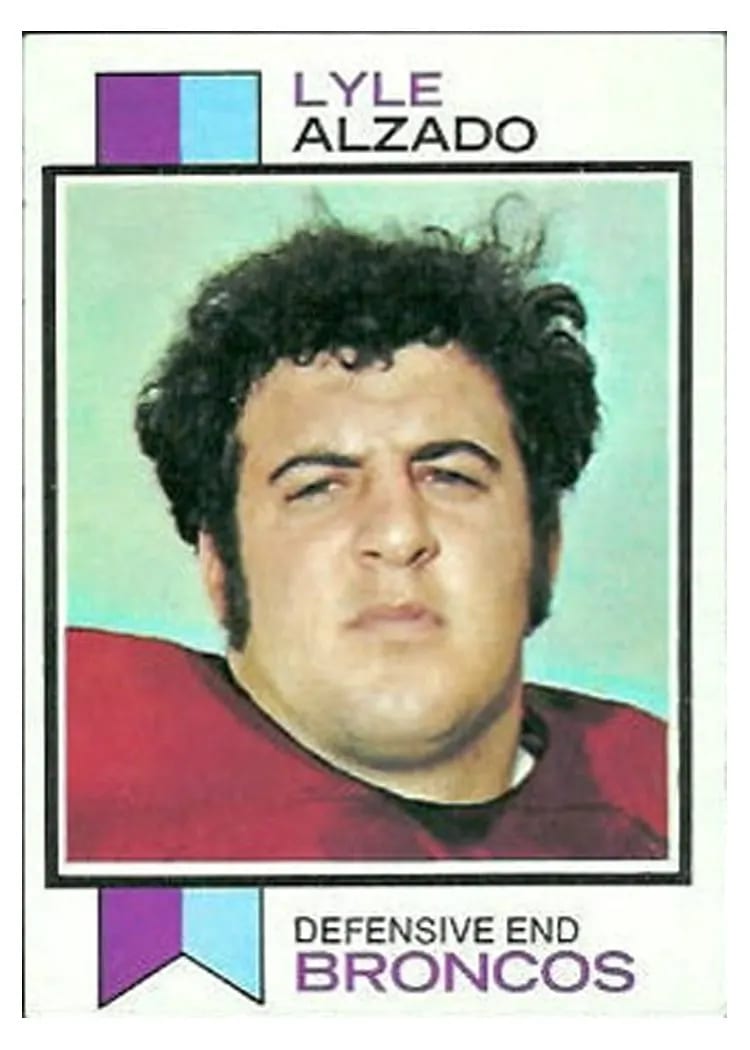 1973 Topps Lyle Alzado #312 card
