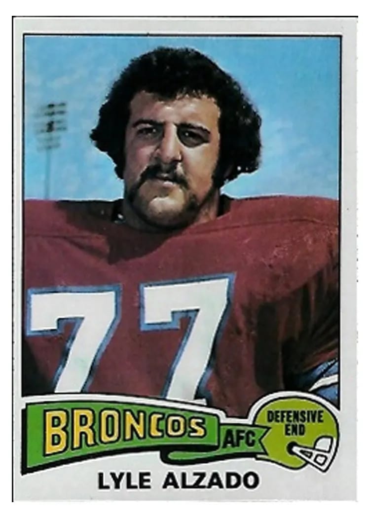 1975 Topps Lyle Alzado #322 card