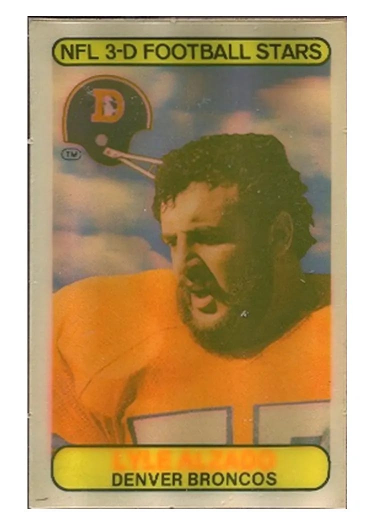 1979 Stop N Go Lyle Alzado #15 card