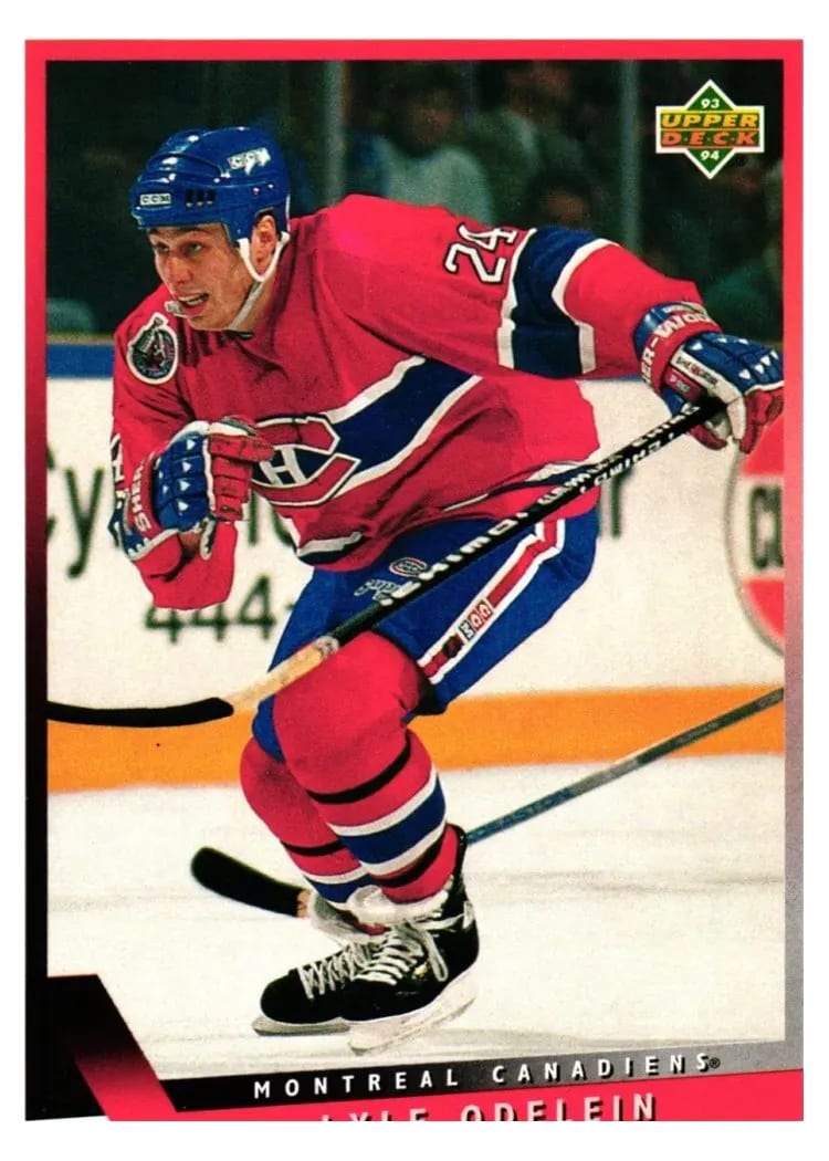 1993 Upper Deck Lyle Odelein #7 card