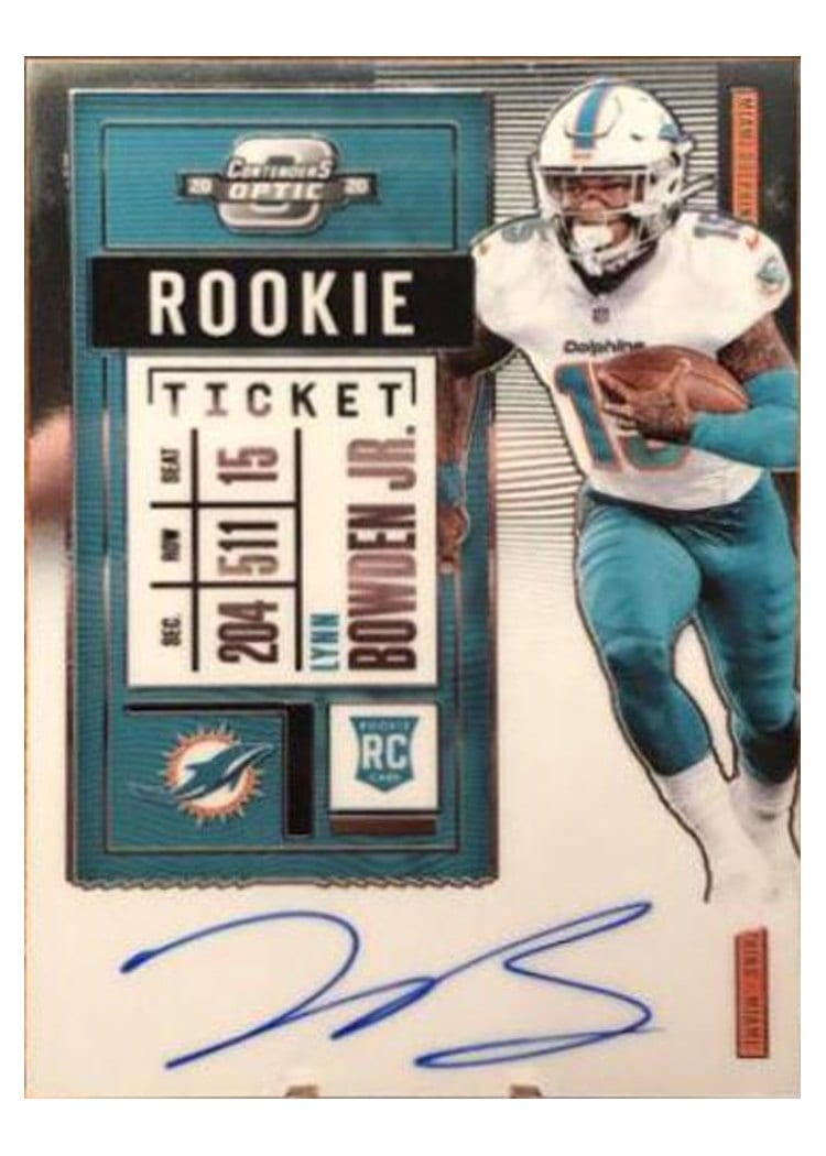 2020 Panini Contenders Optic Base Set Lynn Bowden Jr #129 card