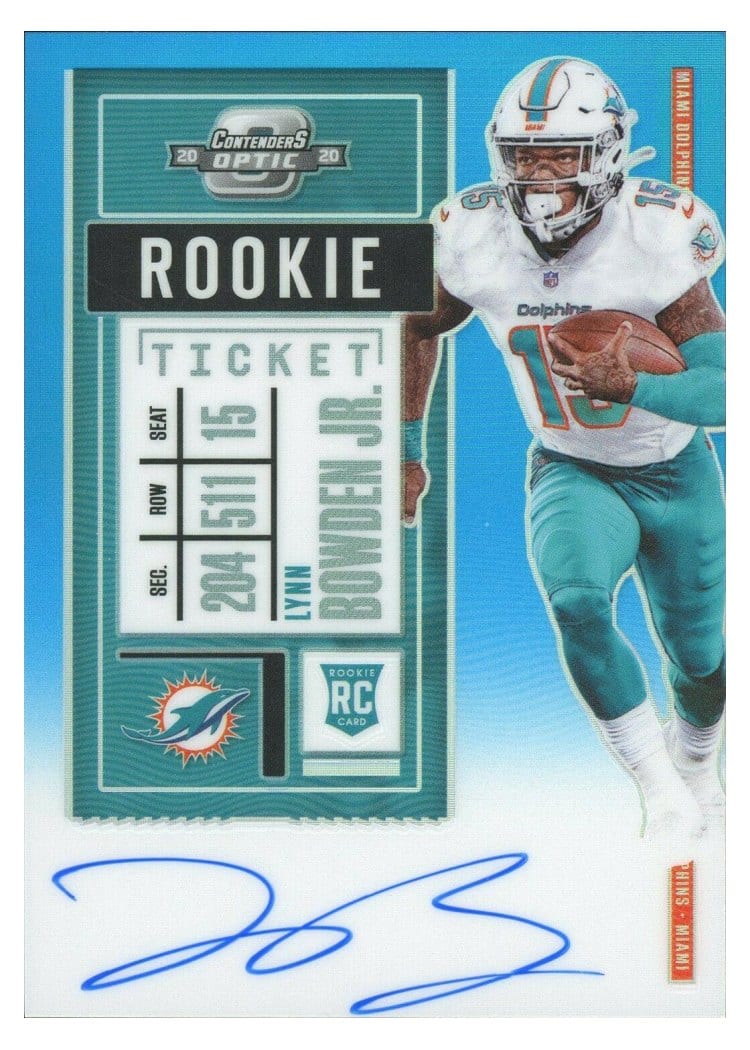 2020 Panini Contenders Optic Base Set Lynn Bowden Jr #129 card