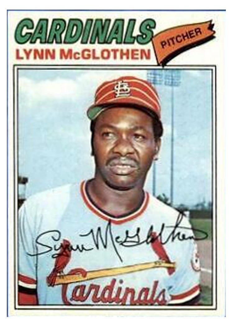 1977 Topps Lynn McGlothen #47 card