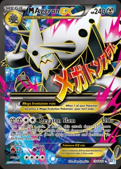 2015 Primal Clash M Aggron-EX #154 card