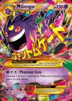 2014 Phantom Forces M Gengar-EX #121 card