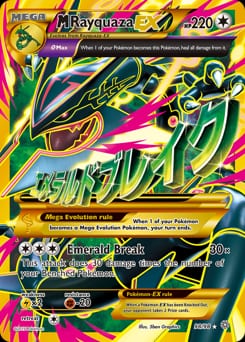 2015 Ancient Origins M Rayquaza-EX #98 card