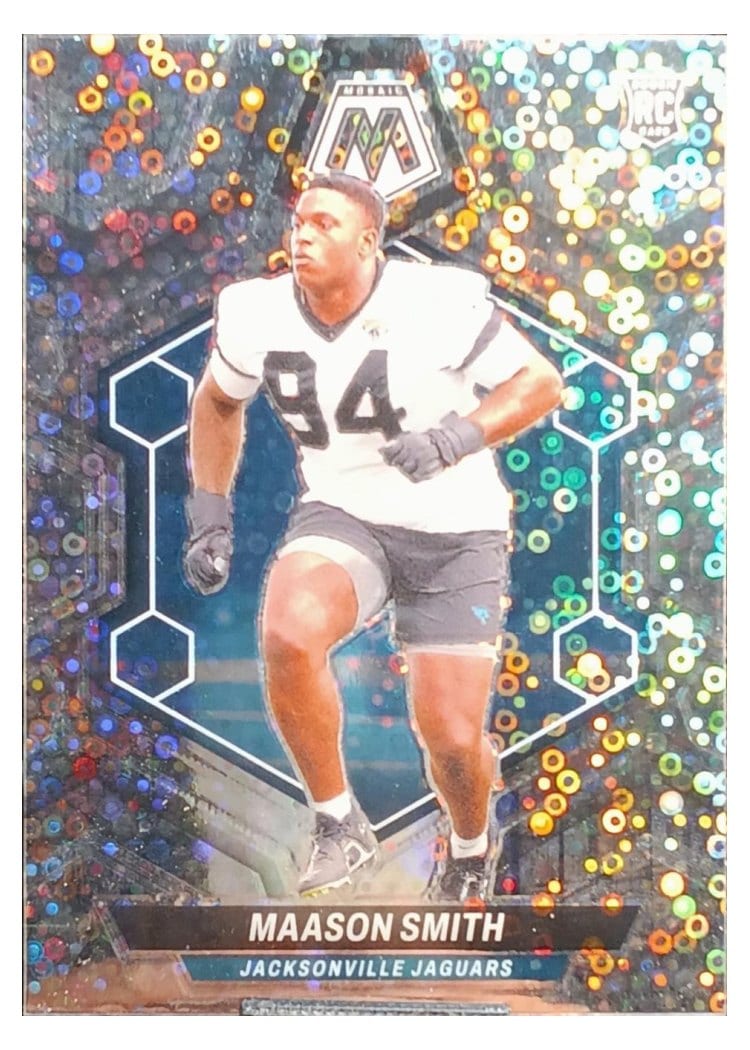 2024 Panini Mosaic Base Set Maason Smith No Huddle Silver #347 card