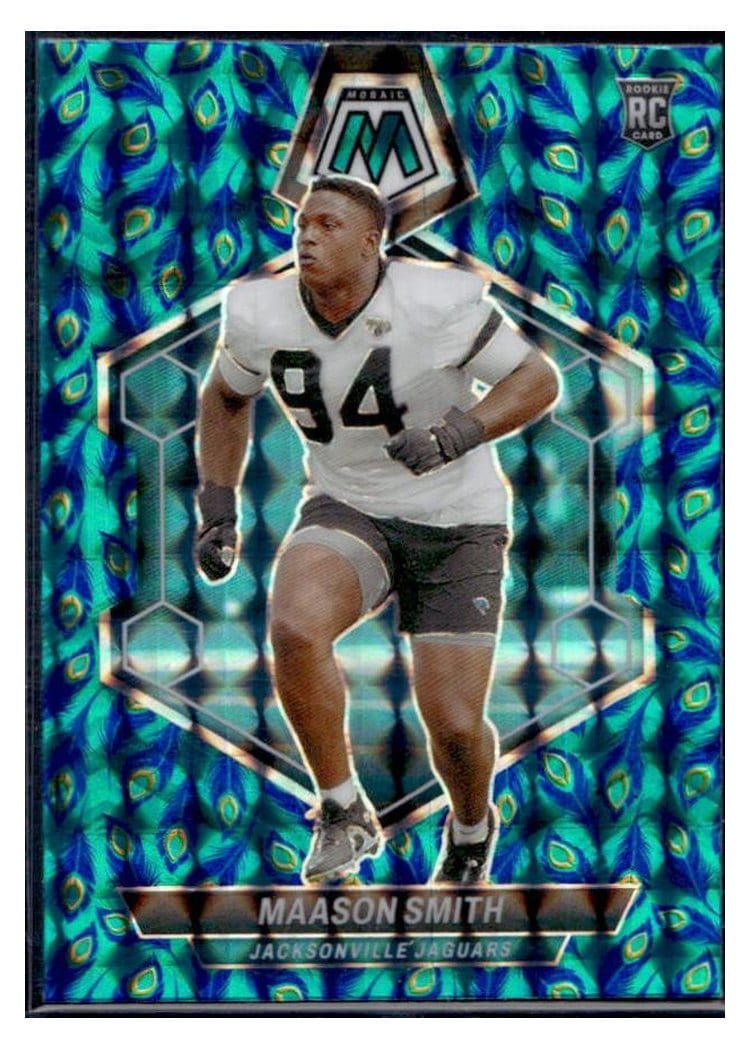 2024 Panini Mosaic Base Set Maason Smith Peacock Choice #347 card