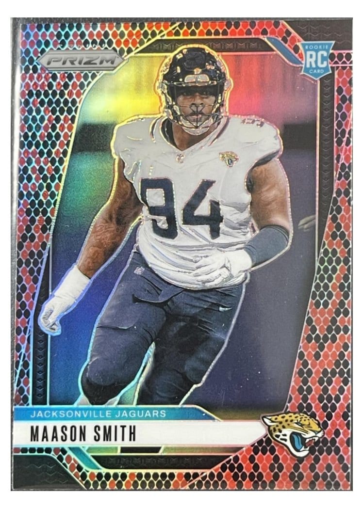 2024 Panini Prizm Base Set Maason Smith Snakeskin #368 card