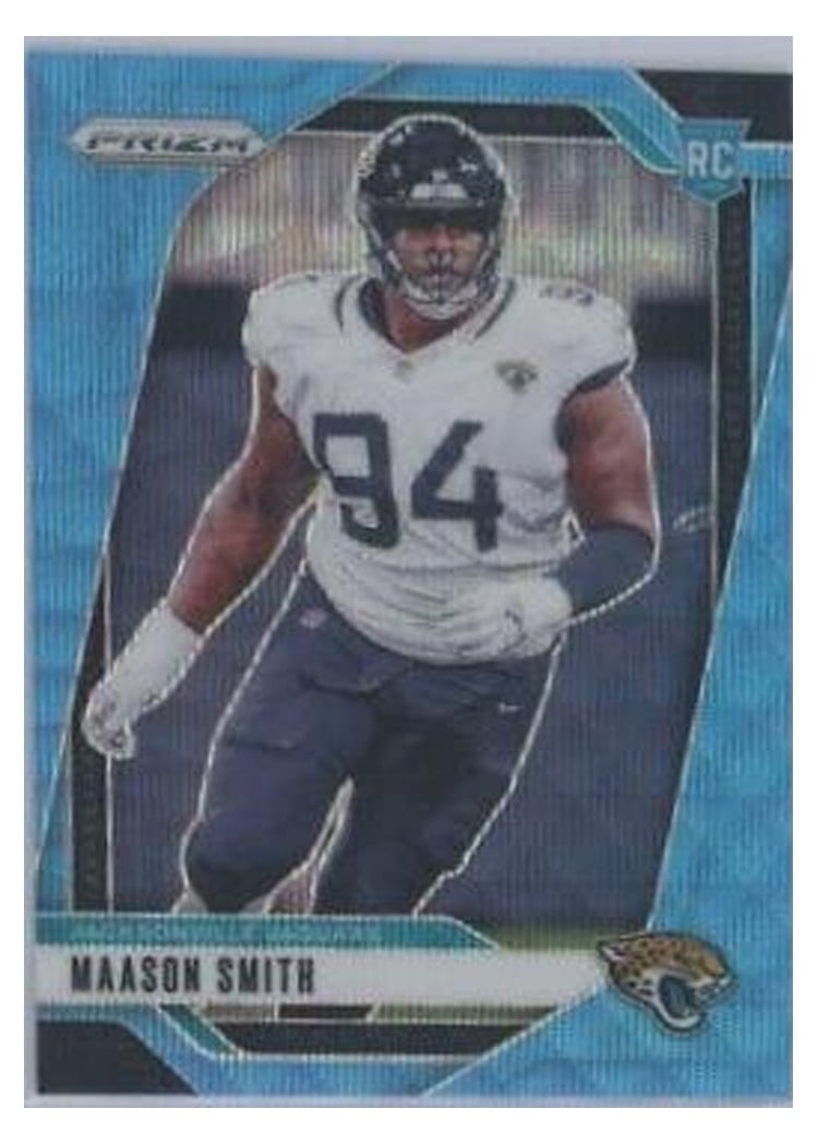 2024 Panini Prizm Base Set Maason Smith Blue Wave #368 card